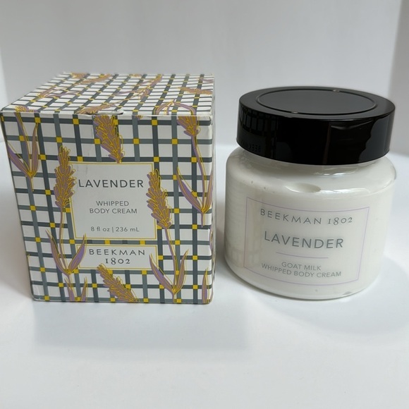 Beekman 1802 Lavender Whipped Body Cream 8 fl oz New in Box/Sealed - Picture 1 of 13